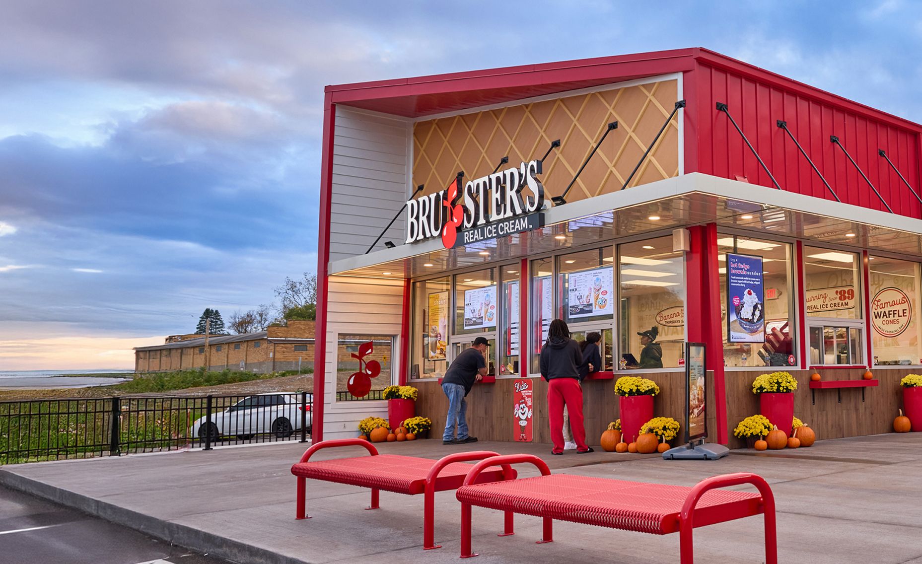 A Bruster's store front